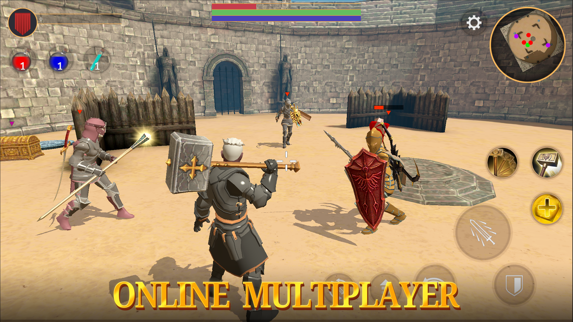 Combat Magic Spells & Swords Game Screenshot