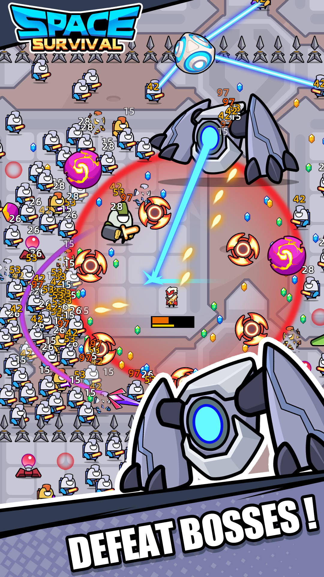 Screenshot 2 of Space Survival.io  