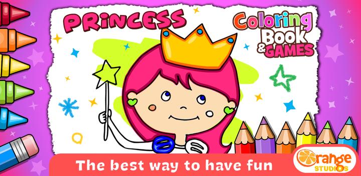 Banner of Princess Coloring Book & Games 1.86
