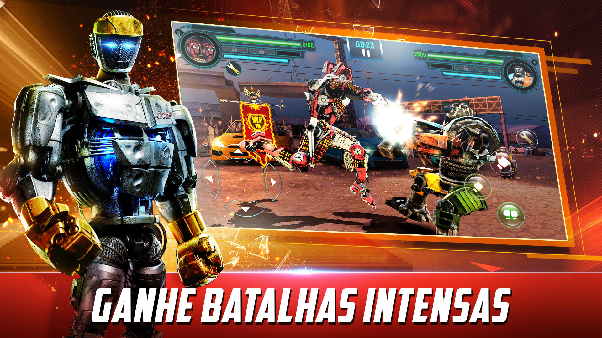 Captura de Tela do Jogo Real Steel World Robot Boxing