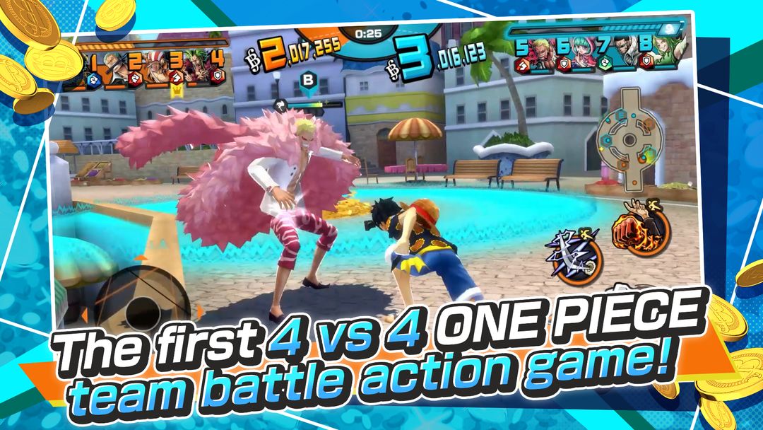 ONE PIECE Bounty Rush ภาพหน้าจอเกม