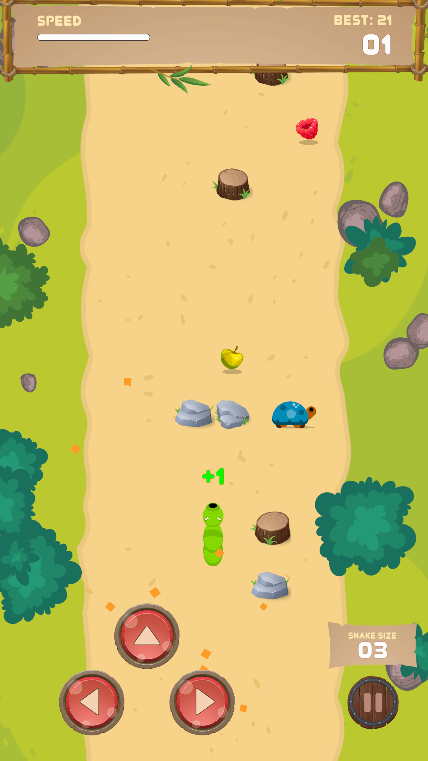 Скриншот игры Snake Road