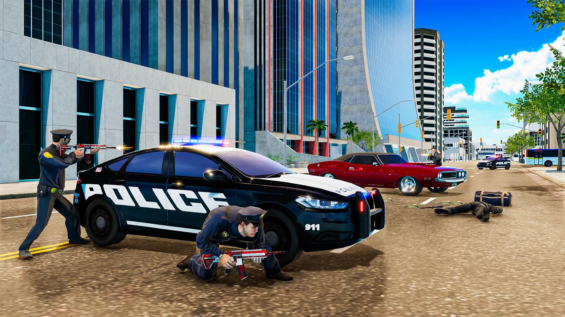 Screenshot 1 of 城市犯罪警察模擬遊戲 1