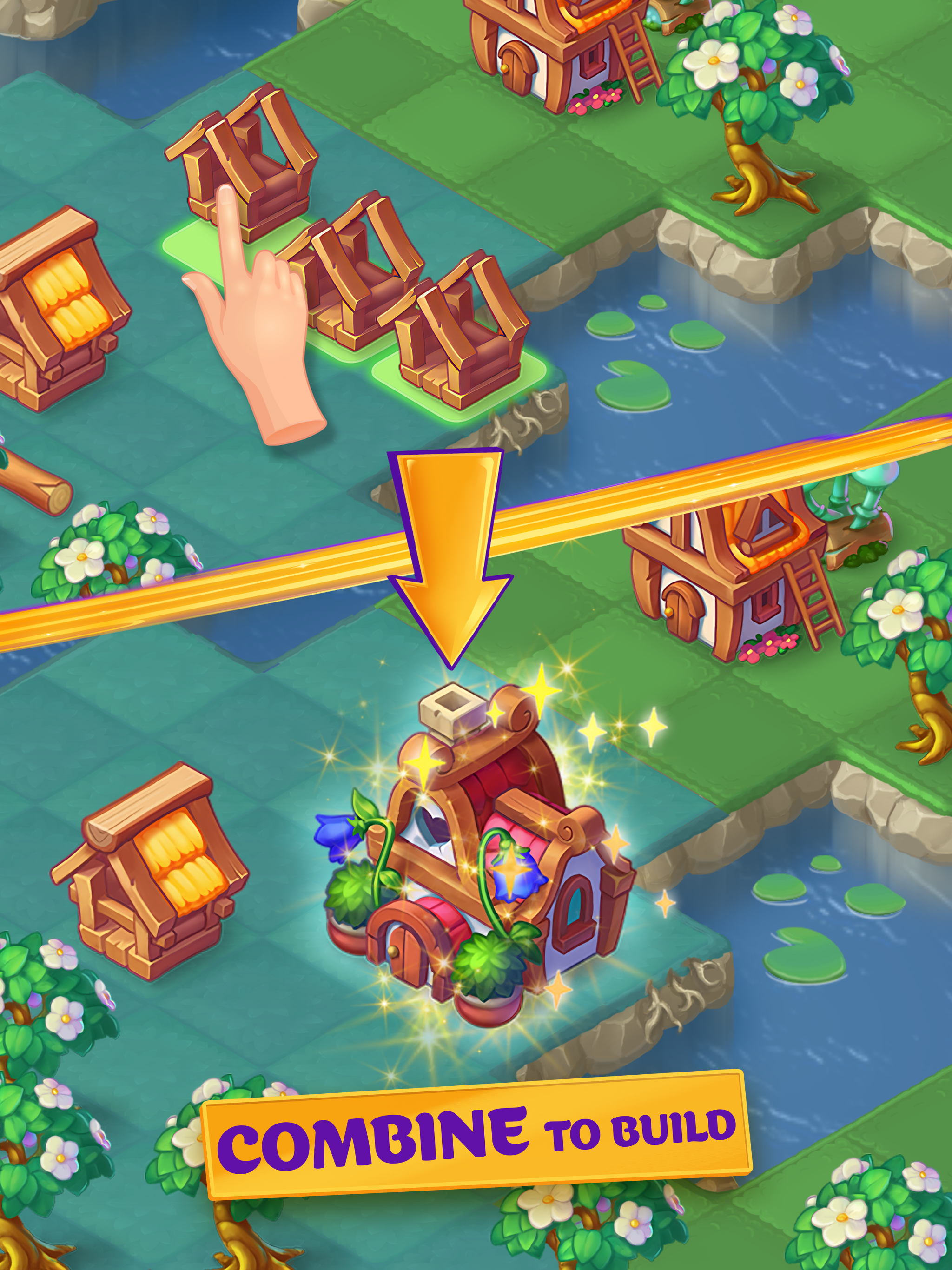 EverMerge: Merge Puzzle Game Game Screenshot