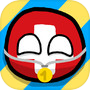  ไอคอนของ Countryballs: Minigames