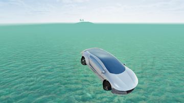Flying Submarine Car Simulator Game Screenshot