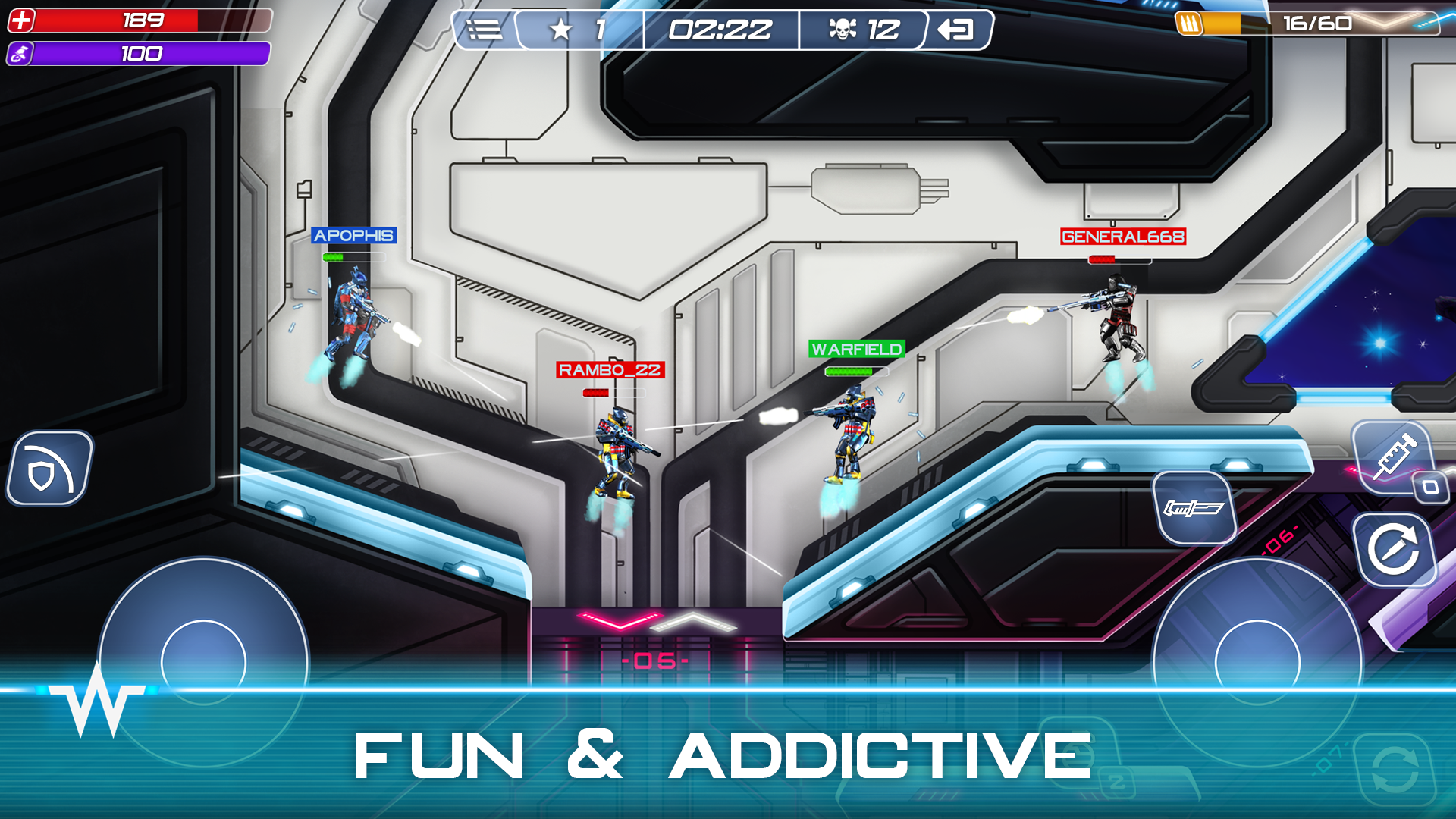 Warfield: Tactical Arena Shooter 게임 스크린샷