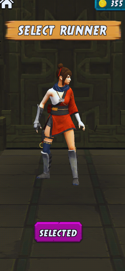 Скриншот игры Endless run  jungle escape