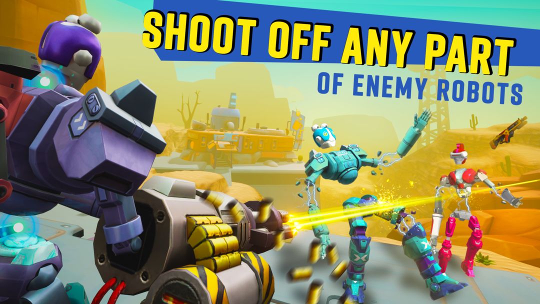 Blast Bots - Blast your enemies in PvP shooter! 게임 스크린 샷