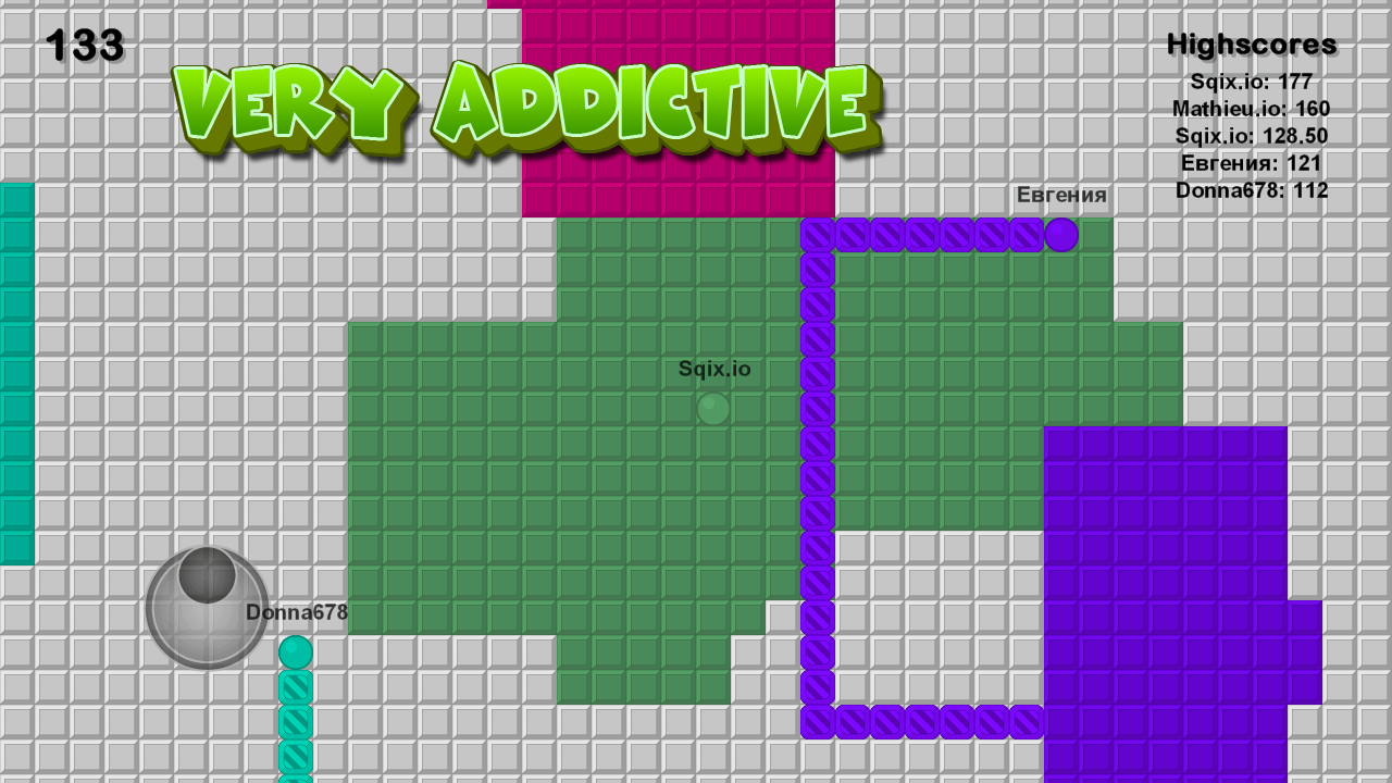 Sqixx.io ภาพหน้าจอเกม