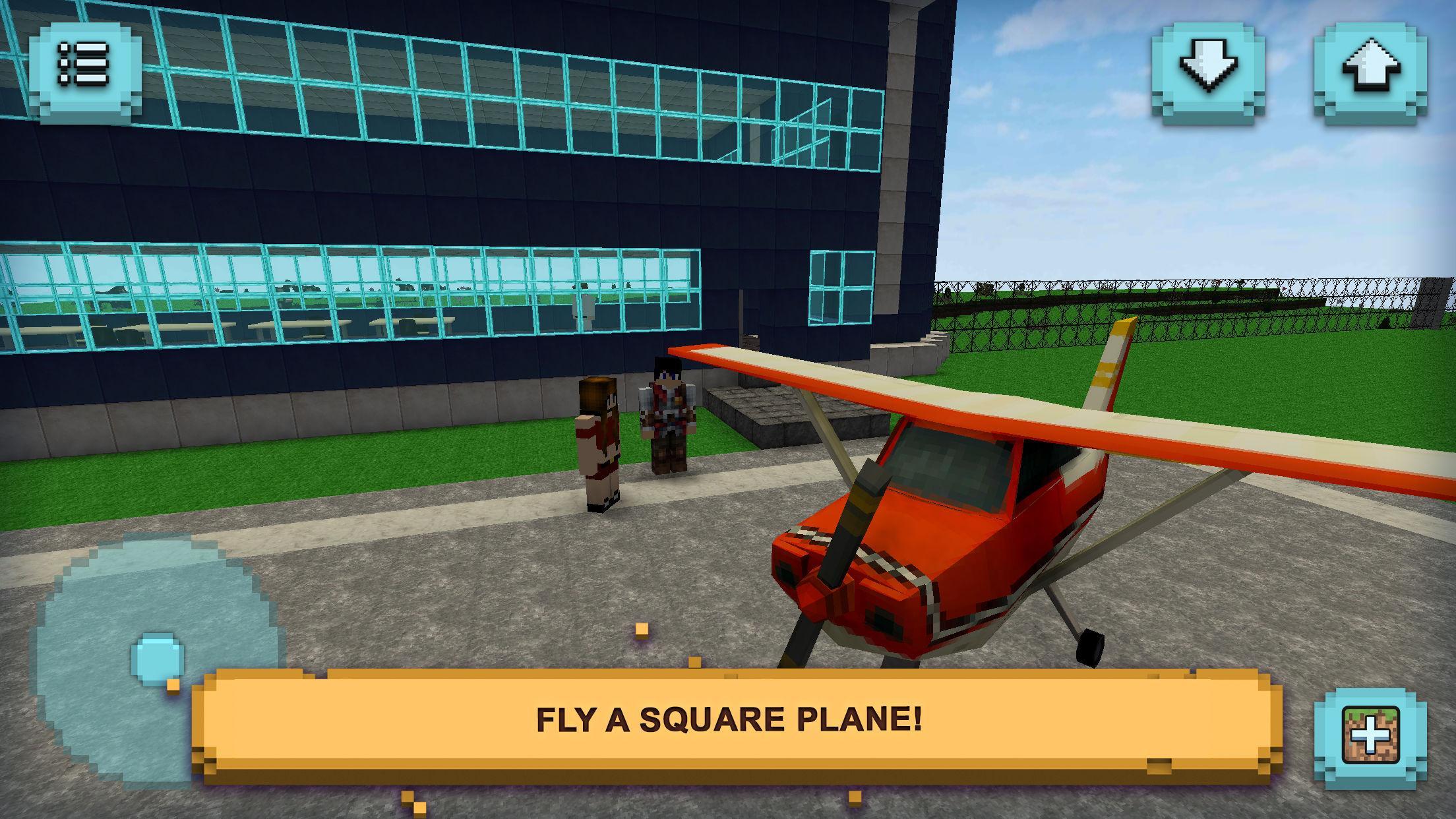 Plane Craft: Square Air Game Screenshot