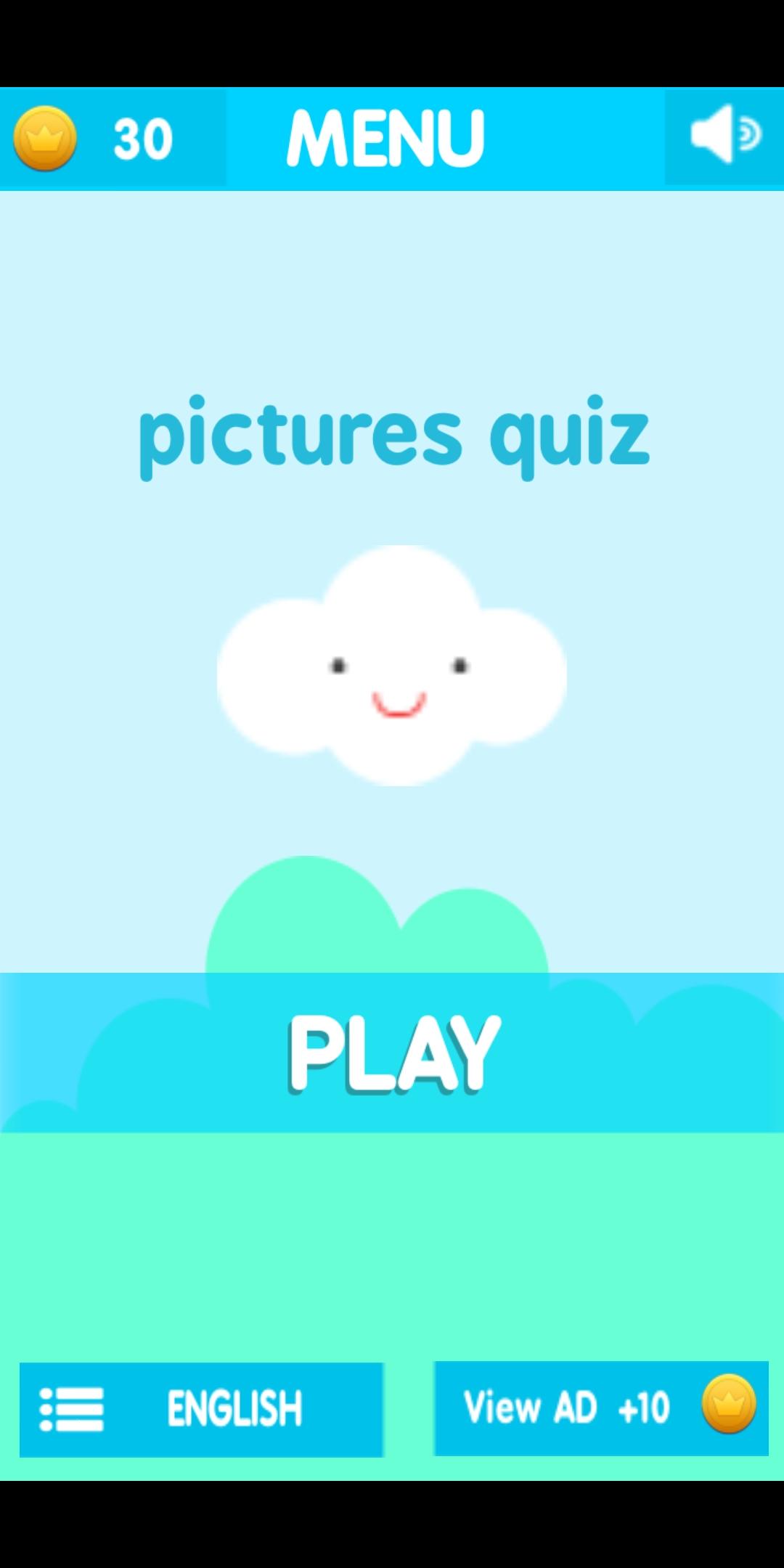 Pictures Quiz Game Screenshot