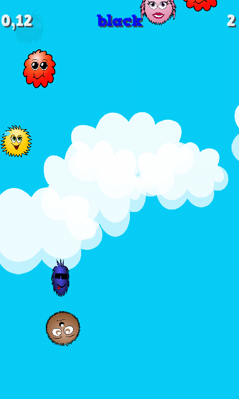 Cuplikan Layar Game Falling Colors - Brain Teaser