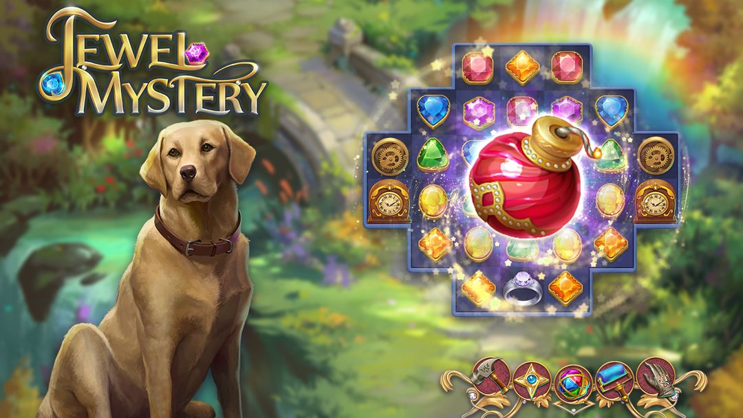 Jewel Mystery - Match 3 Story screenshot game