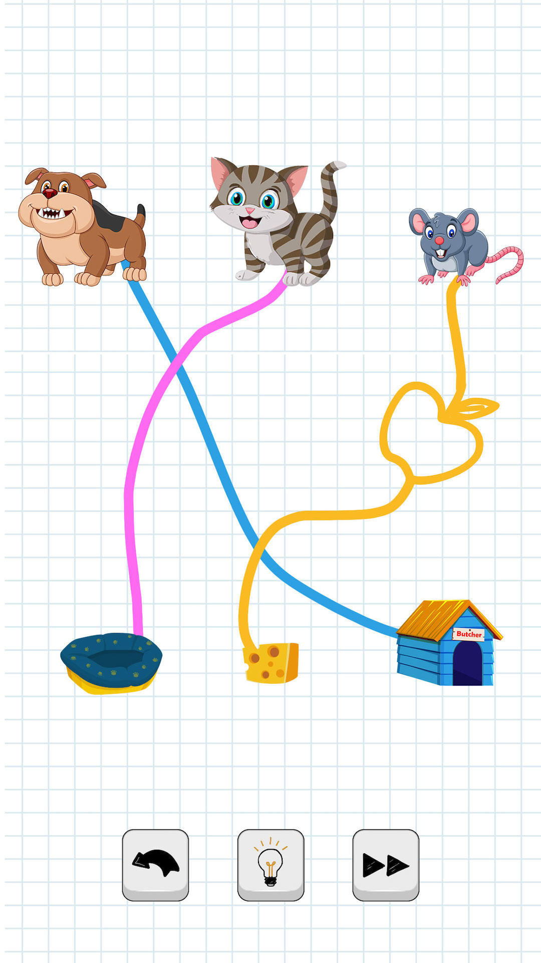 Pet Rush Draw Puzzle Games Game Screenshot