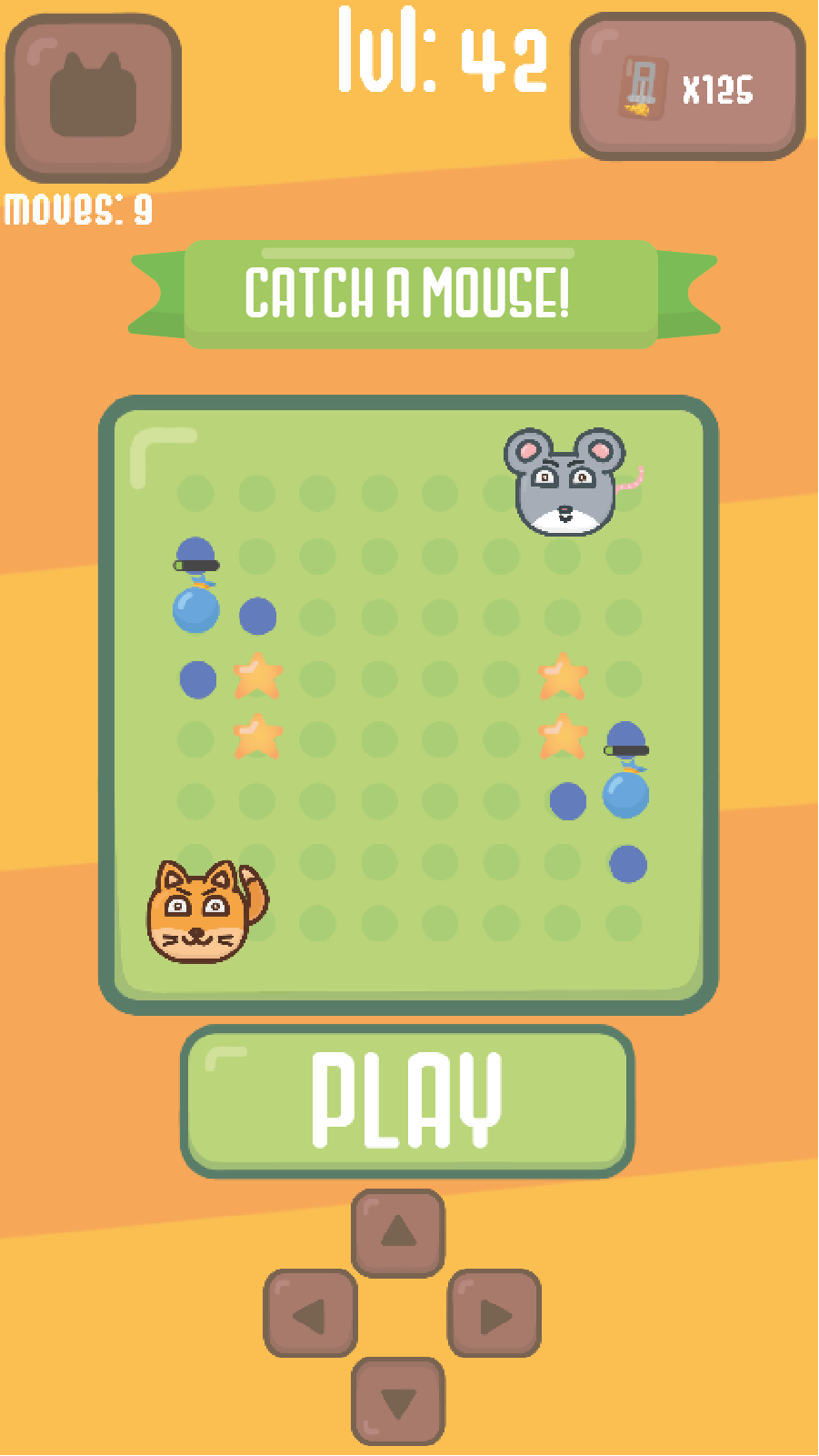 Screenshot of Kitty & Mouse - puzzle game