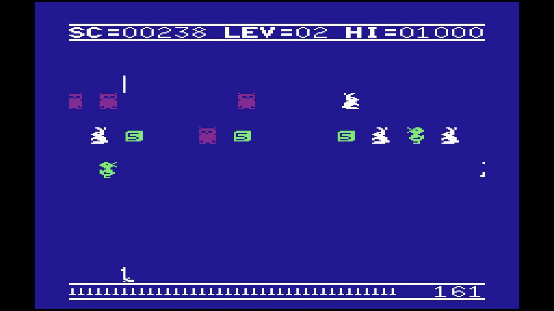 Duck Shoot (C64/VIC-20) ภาพหน้าจอเกม