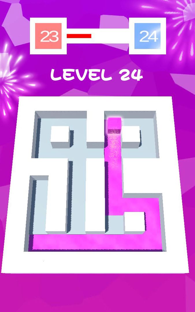 Screenshot of Roller world Splat:Best color maze game