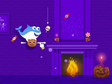Baby Shark - Candy Challenge Game Screenshot