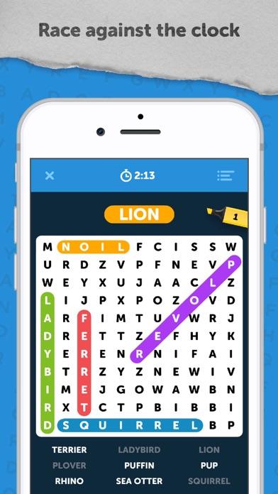 Screenshot 1 of Infinite Word Search Puzzles 