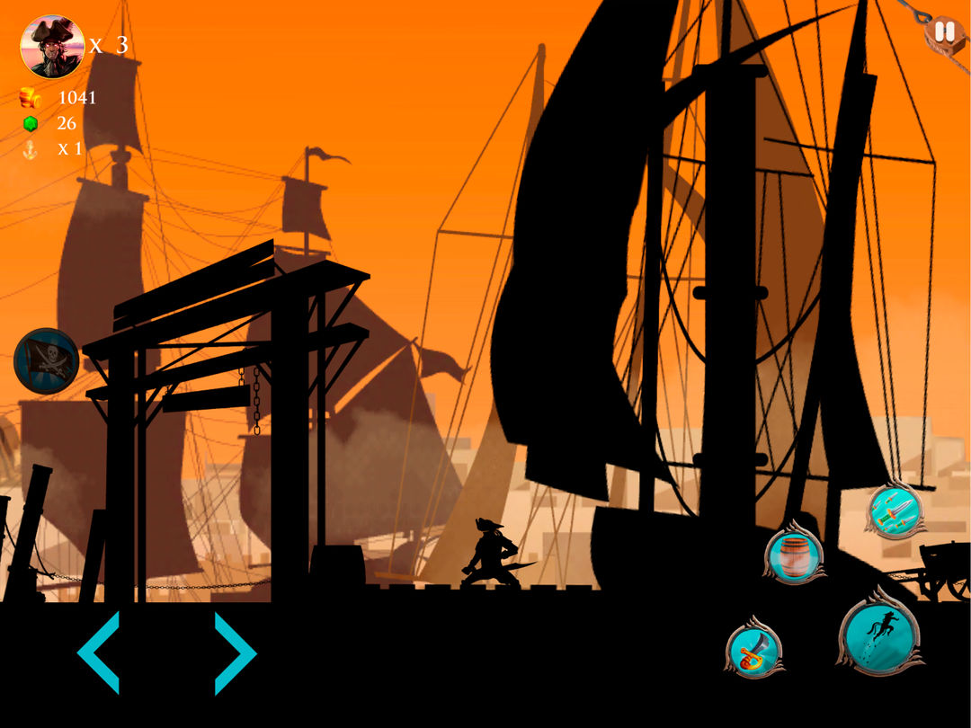 Screenshot of Arrr! Pirate Arcade Platformer