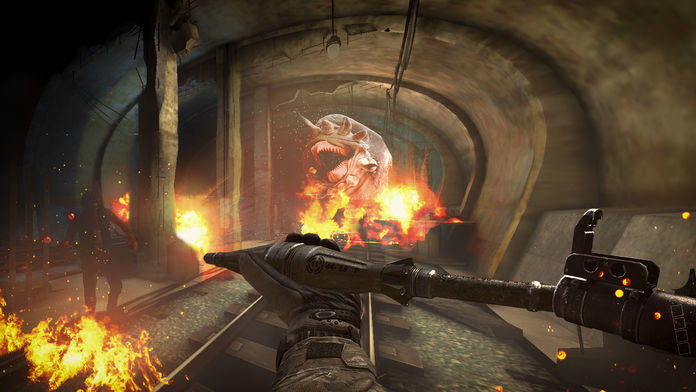 Screenshot 1 of Perang Zombie VR 
