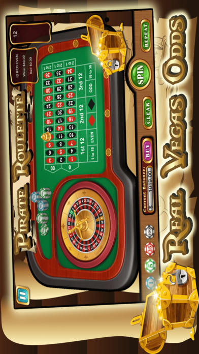 Ahoy Despicable Pirate Roulette - 掠夺战利品从加勒比海湾 ゲームのスクリーンショット