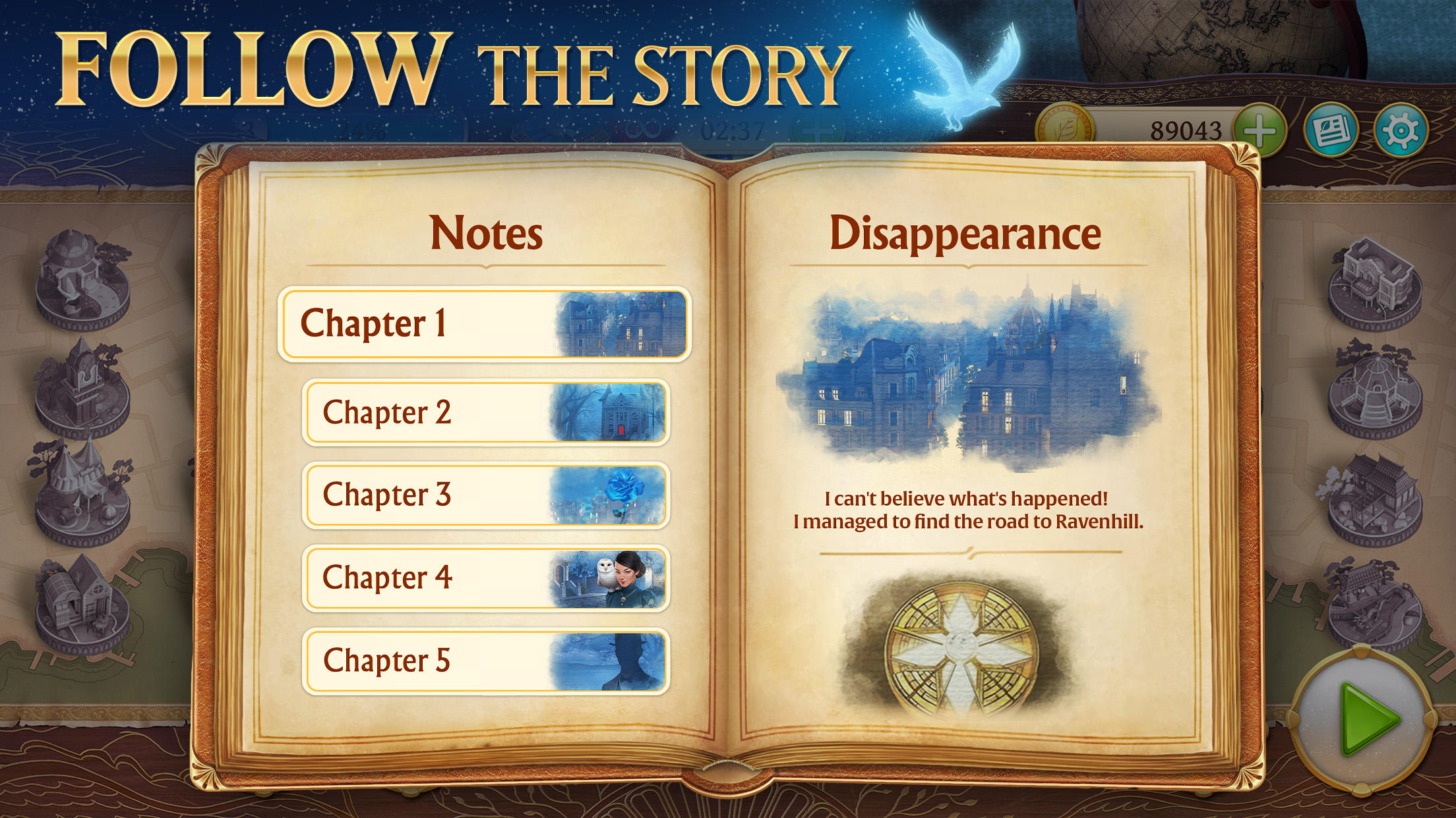 Cuplikan Layar Game Ravenhill: Find Hidden Objects