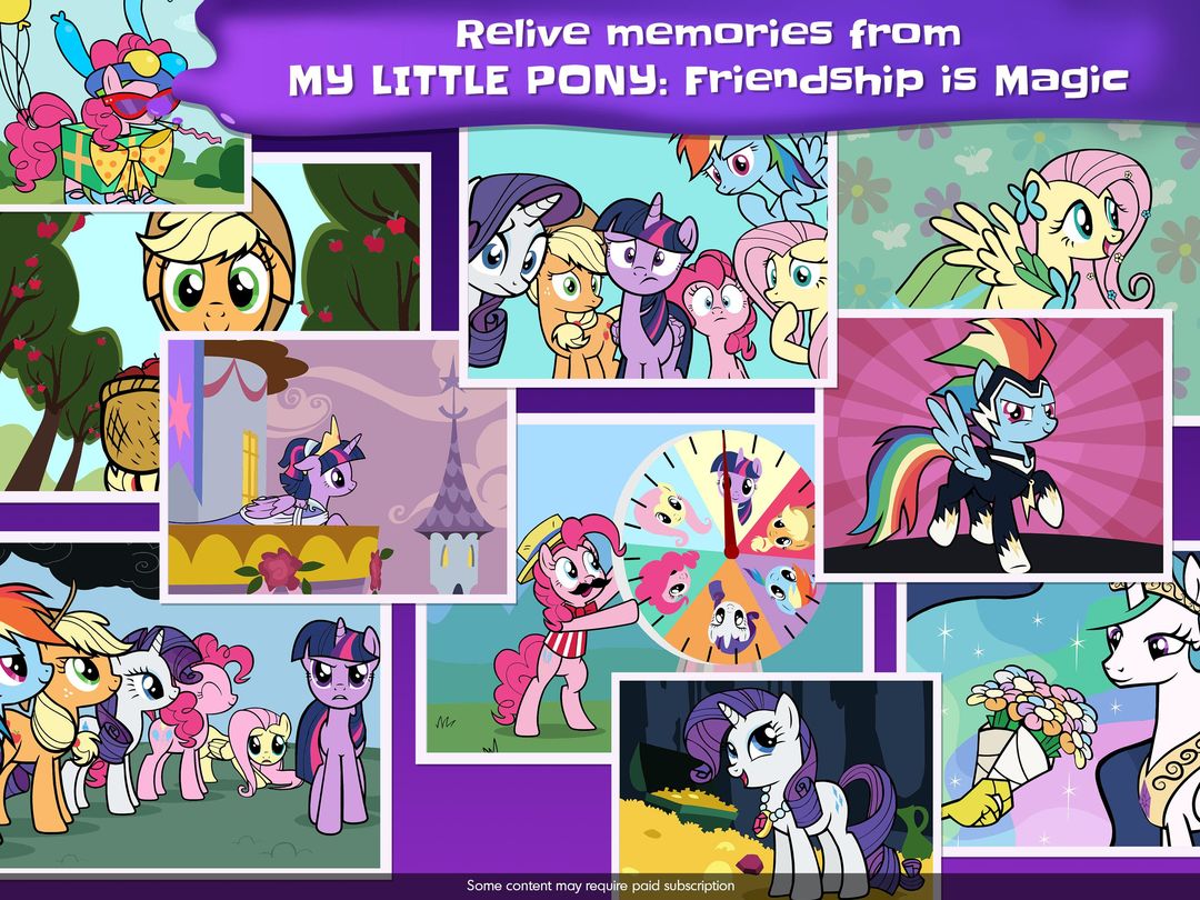 Screenshot of My Little Pony Color By Magic