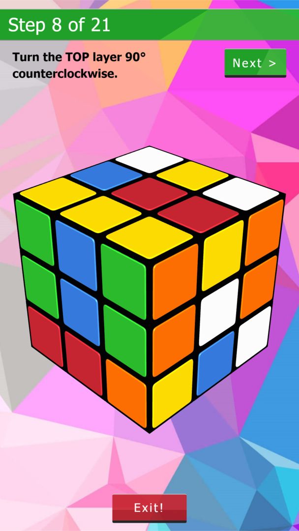 3D-Cube Solver ภาพหน้าจอเกม