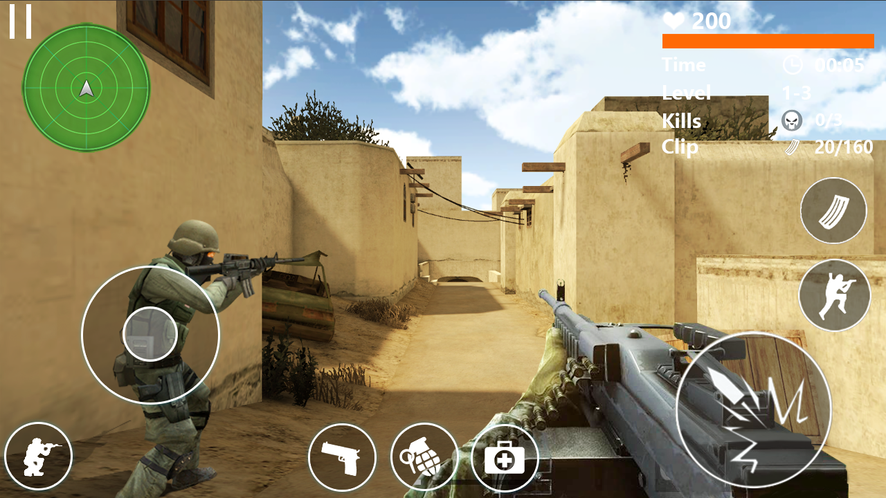 FPS Strike Shooter Missions Game Screenshot