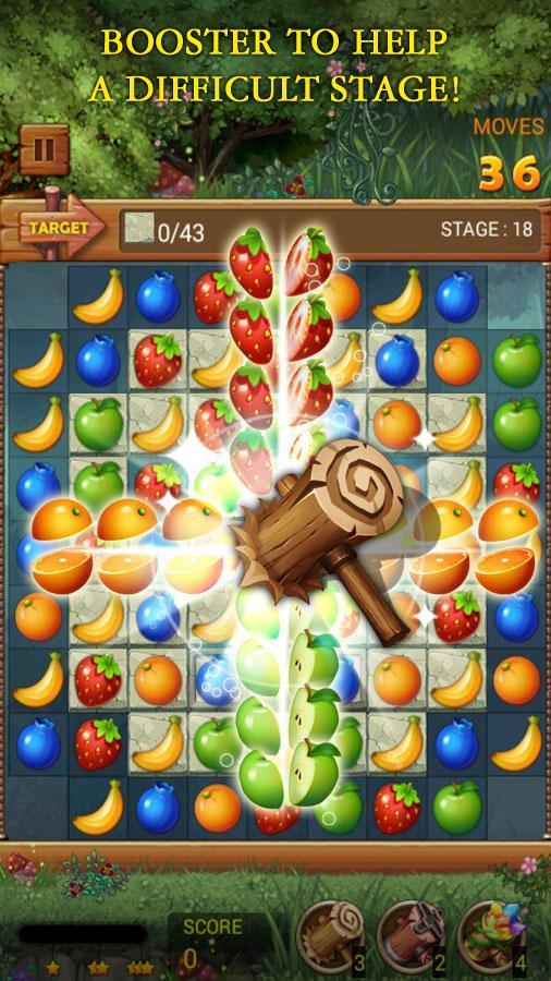 Fruits Forest : Rainbow Apple screenshot game