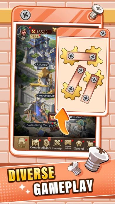 Kingdom Go:Screw Master ภาพหน้าจอเกม