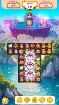 Hippo Friends Animal Match 3 게임 스크린샷