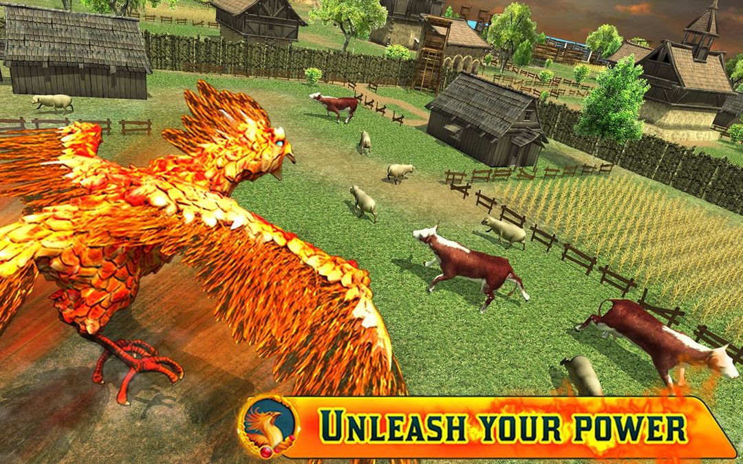 Screenshot of Angry Phoenix Revenge 3D
