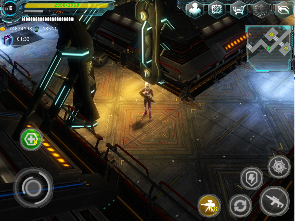 Alien Zone Plus Game Screenshot