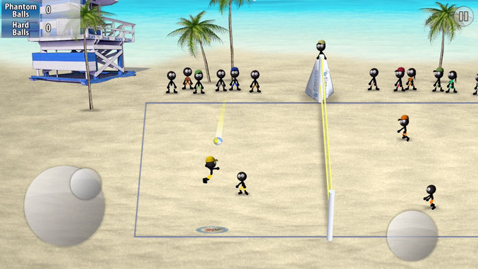 Screenshot of Stickman Volleyball