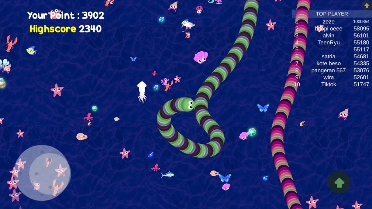 New Cacing.io 2020: Snake Zone Worm Mate Gamesのキャプチャ