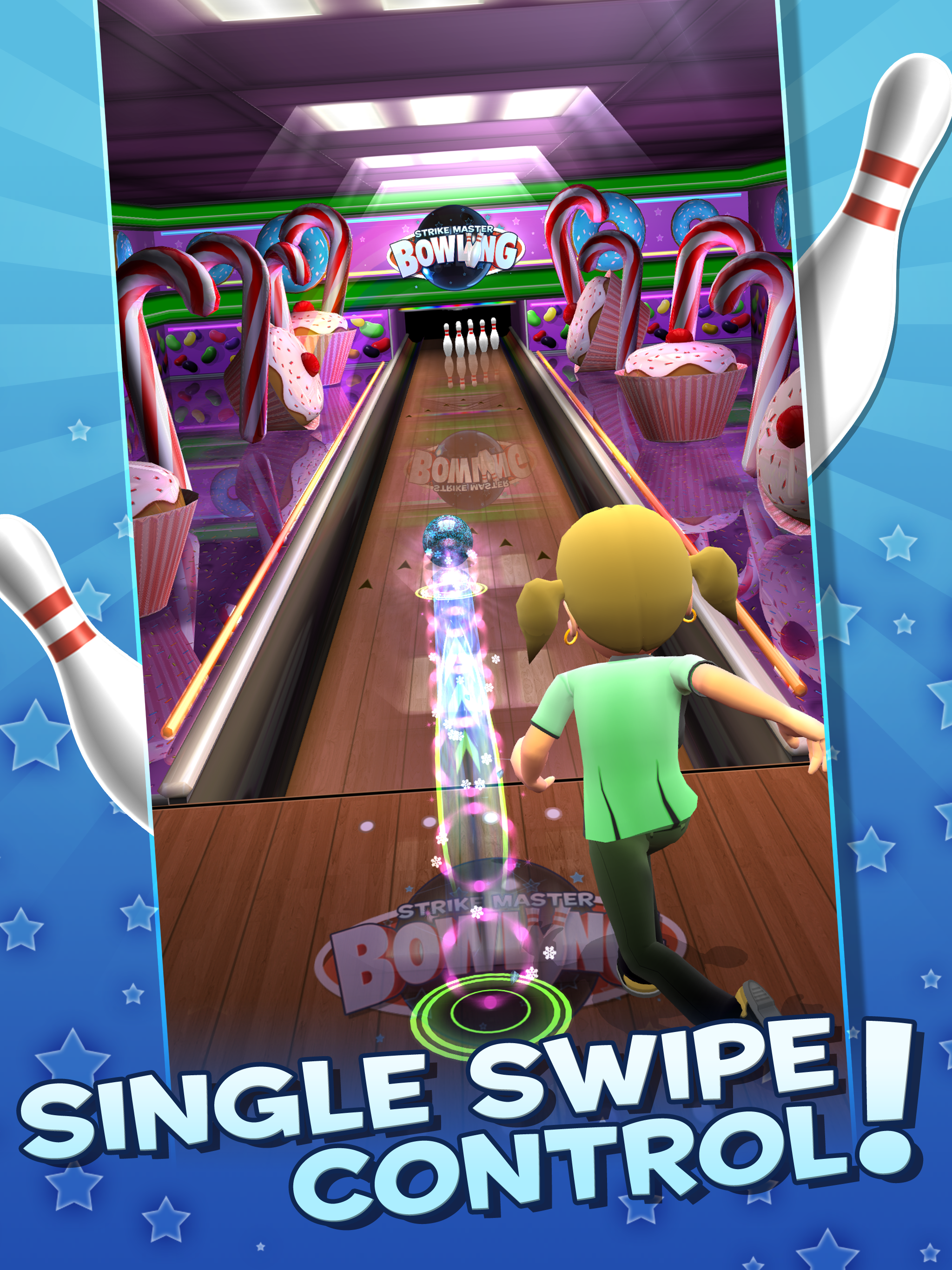 Strike Master Bowling Game Screenshot