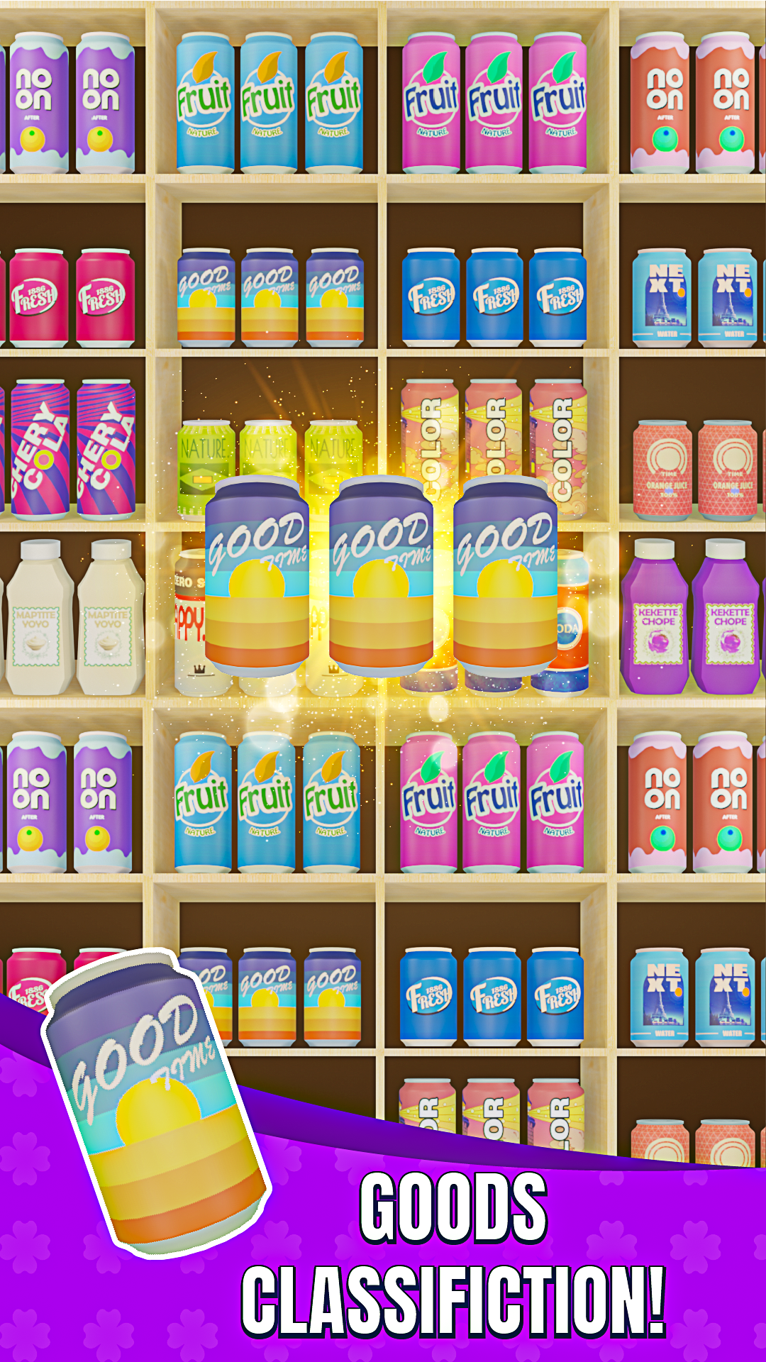 Triple Goods Merge: Sorting 3D Game Screenshot