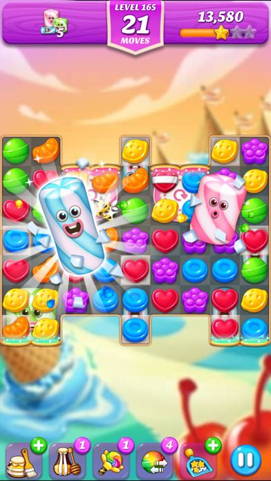 Lollipop2 & Marshmallow Match3 ภาพหน้าจอเกม