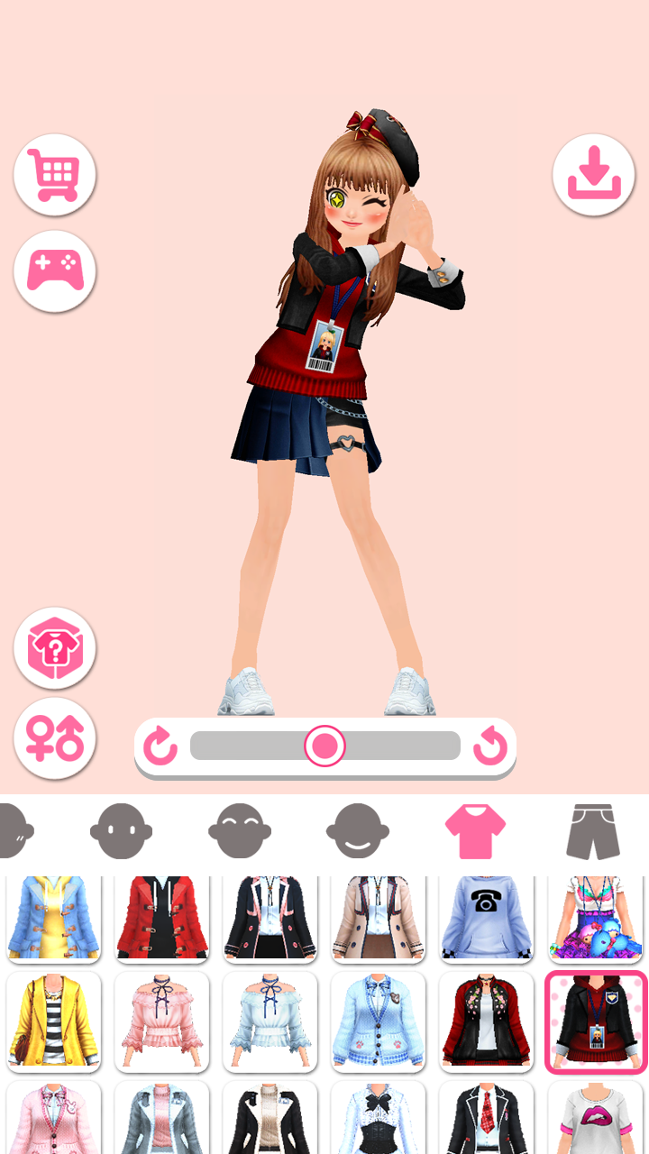 Captura de Tela do Jogo Styledoll Life:3D Avatar maker