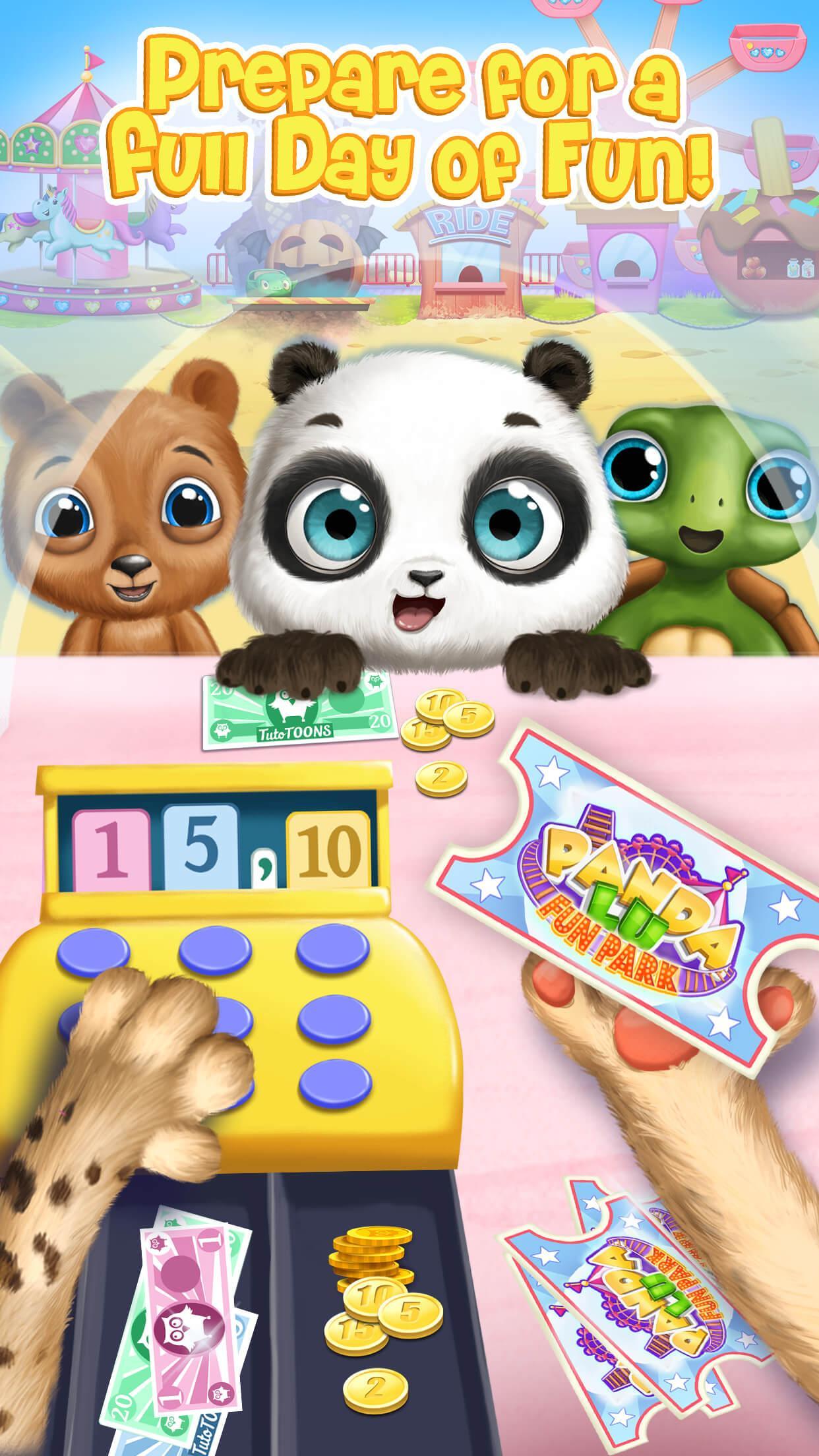 Cuplikan Layar Game Panda Lu Fun Park