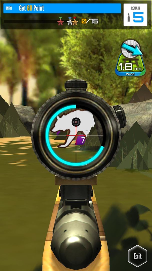 Screenshot of Shooting King