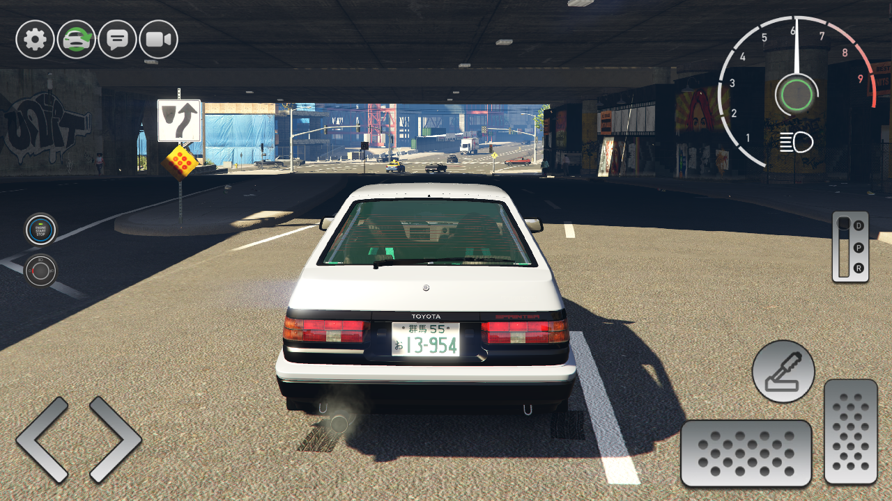Real Streets: Toyota AE86 Race screenshot game