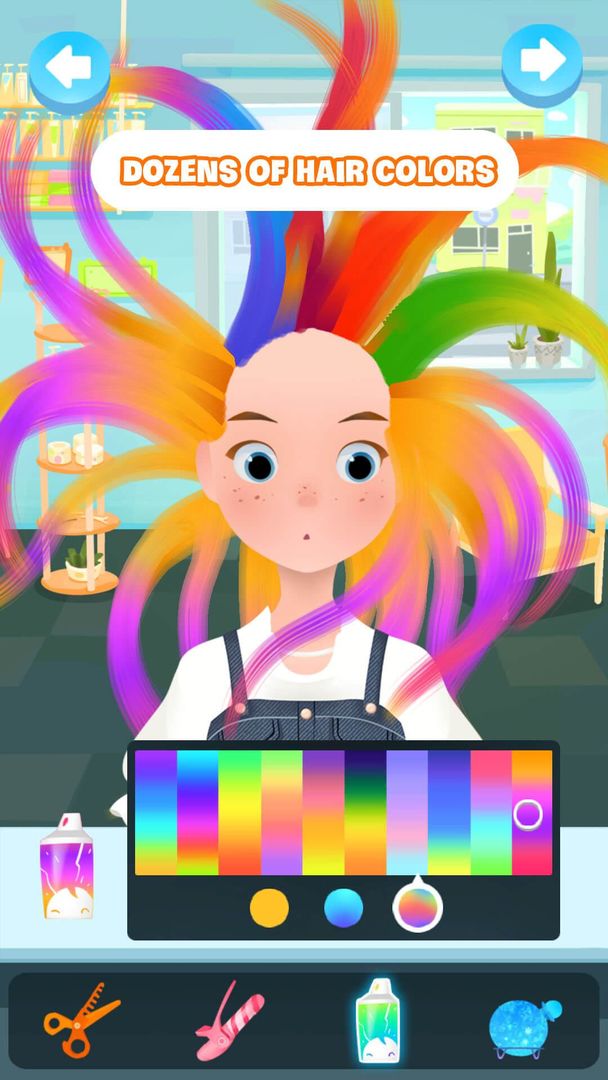 髮型沙龍公主裝扮 - 兒童沙龍遊戲遊戲截圖