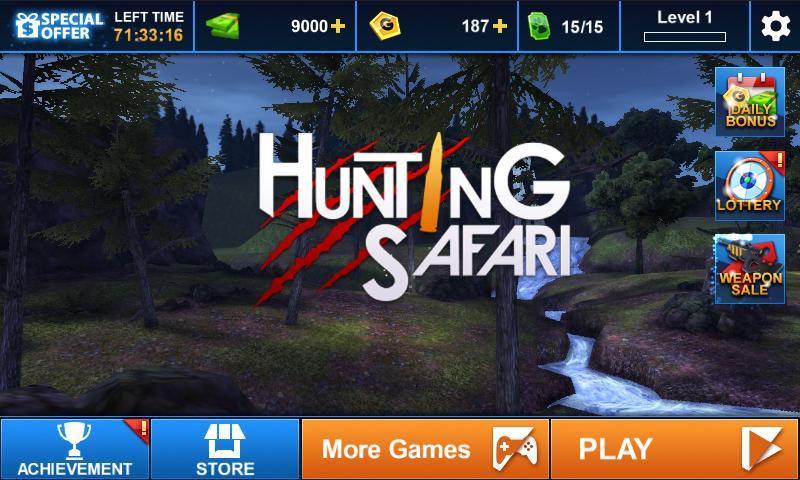 Hunting Safari 3D ภาพหน้าจอเกม