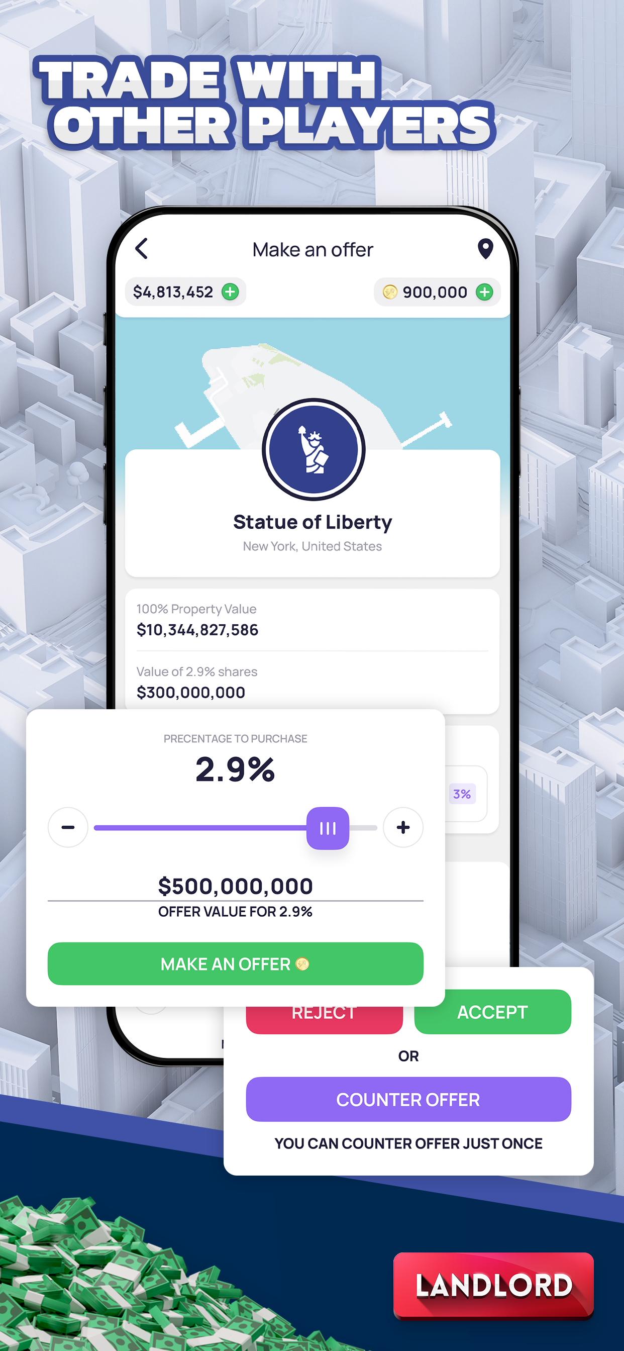 Landlord: Idle Business Empire Game Screenshot
