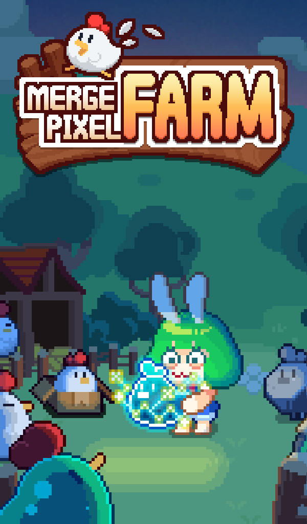 Merge Pixel Farm ゲームのスクリーンショット