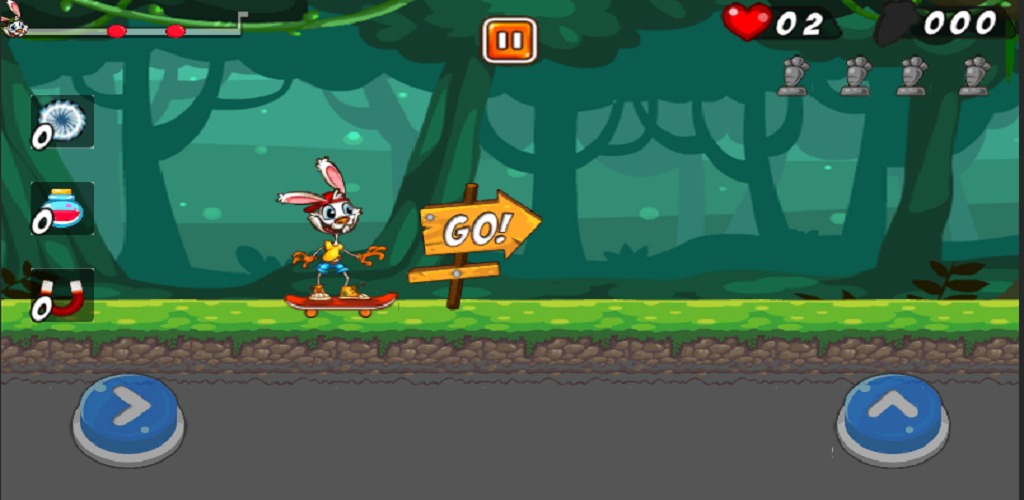 Скриншот игры Rabbit Run